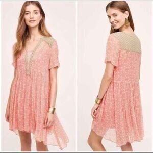 NWT MAEVE Morning Glory Hi-Low Slip Dress